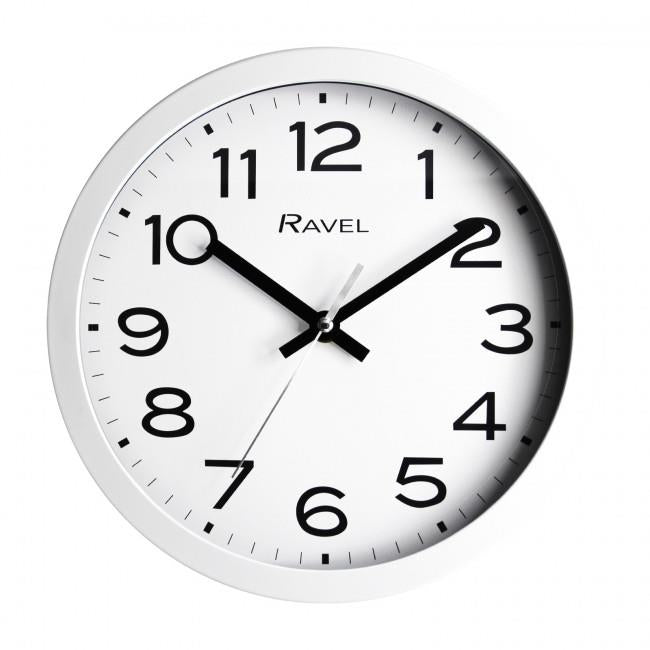 Ravel 25cm White Dial Wall Clock R.WC.25 Available Multiple Colour