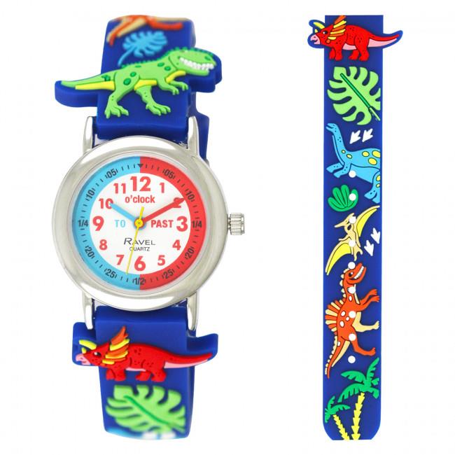 Ravel Children Girls & Boys 3D Cartoon Time Teacher Watch Available Multicolour & Design Strap R1513