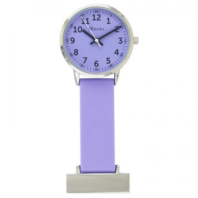 Ravel Silicone Nurses Fob Watch R1107 Available Multiple colour