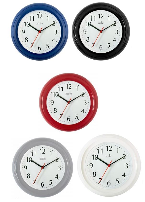 Wycombe Kitchen Wall Clock Available Multiple Colour