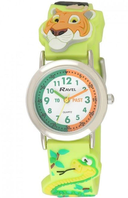 Ravel Children Girls & Boys 3D Cartoon Time Teacher Watch Available Multicolour & Design Strap R1513