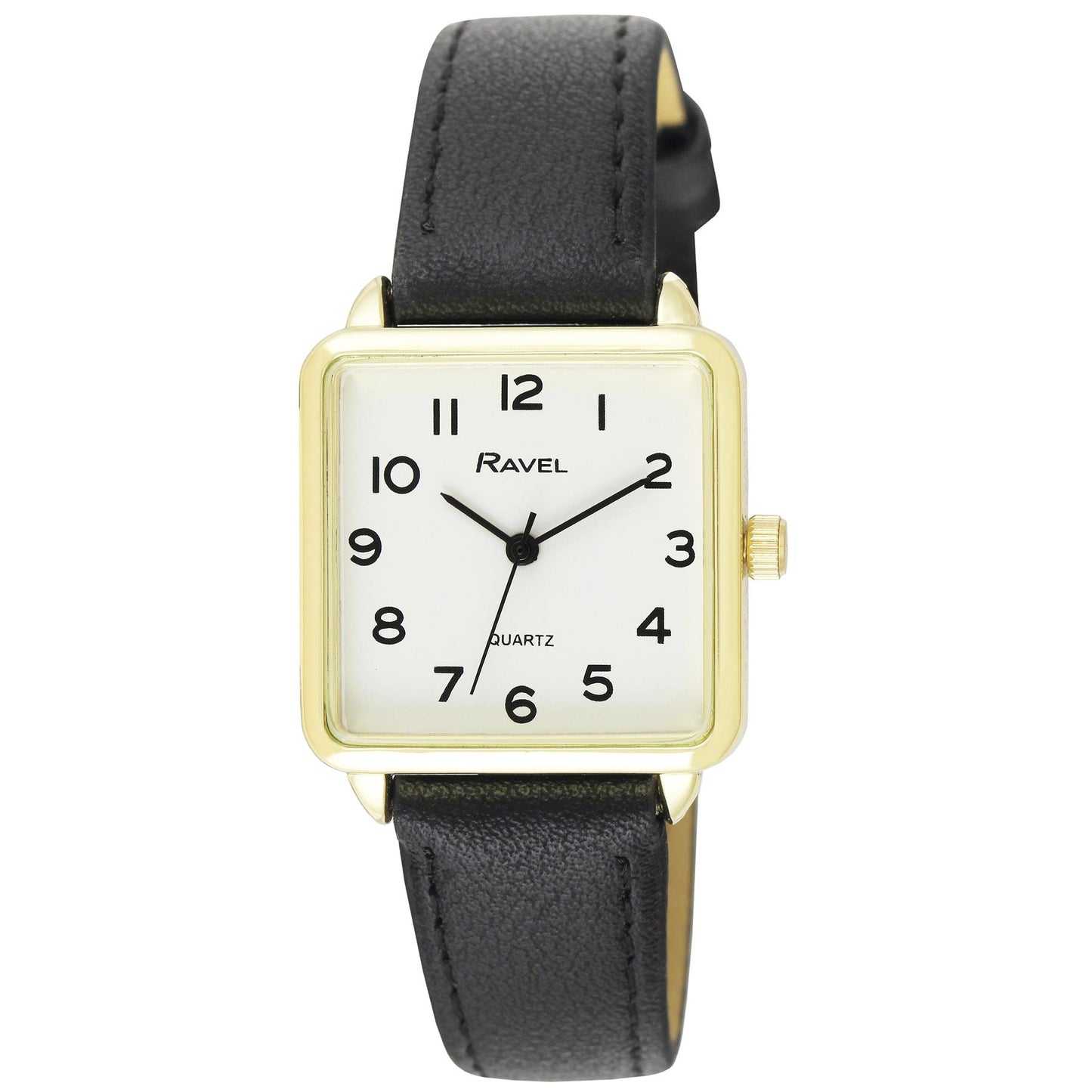 Ravel Ladies Basic White Face Rectangular Fashion Watch R0139 Available Multiple Colour