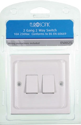 2 gang 2 way Switch