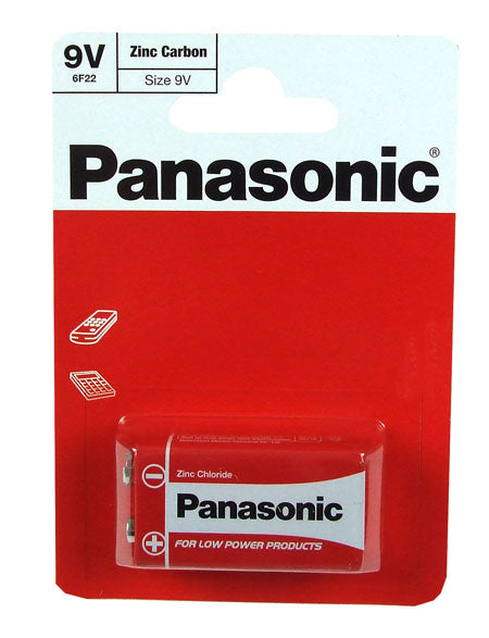 Panasonic 9v Zinc Carbon Batteries SF22
