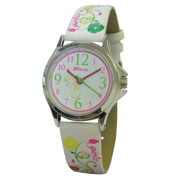 Ravel Girls White Fashion Watch R1514.04