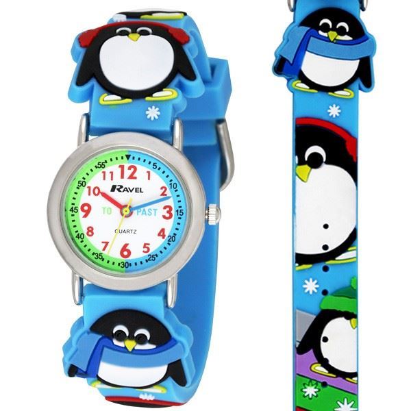 Ravel Children Girls & Boys 3D Cartoon Time Teacher Watch Available Multicolour & Design Strap R1513