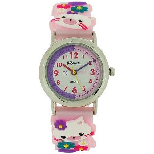 Ravel Children Girls & Boys 3D Cartoon Time Teacher Watch Available Multicolour & Design Strap R1513