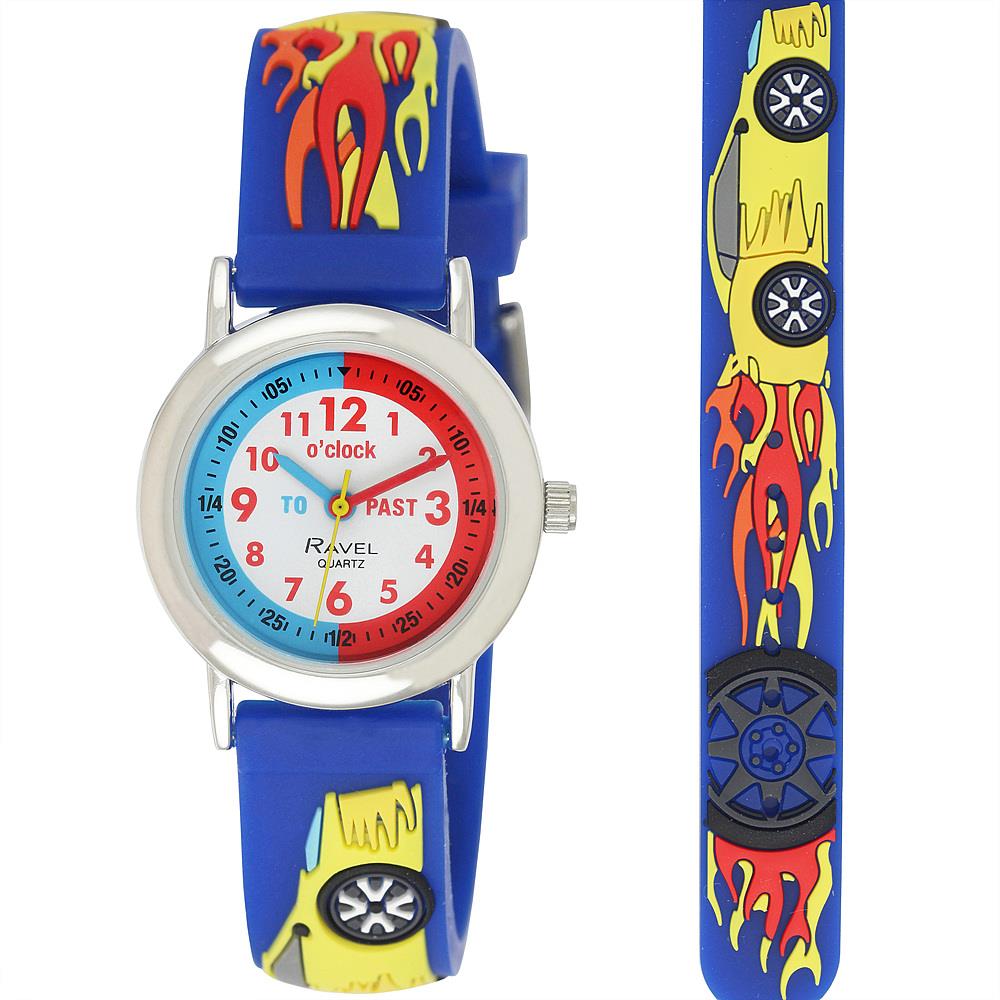 Ravel Children Girls & Boys 3D Cartoon Time Teacher Watch Available Multicolour & Design Strap R1513