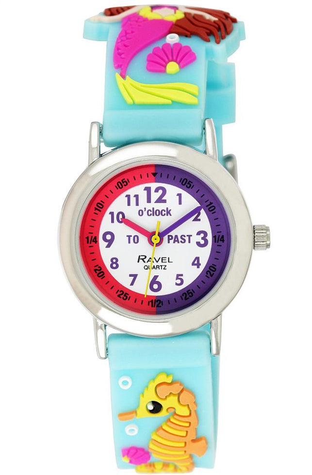 Ravel Children Girls & Boys 3D Cartoon Time Teacher Watch Available Multicolour & Design Strap R1513