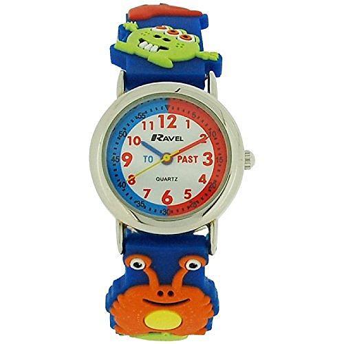 Ravel Children Girls & Boys 3D Cartoon Time Teacher Watch Available Multicolour & Design Strap R1513