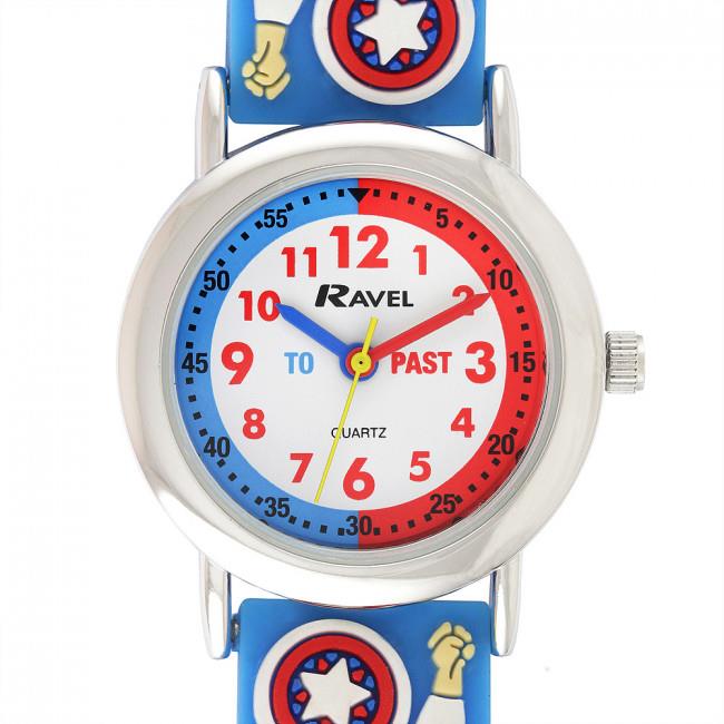 Ravel Children Girls & Boys 3D Cartoon Time Teacher Watch Available Multicolour & Design Strap R1513