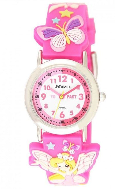 Ravel Children Girls & Boys 3D Cartoon Time Teacher Watch Available Multicolour & Design Strap R1513