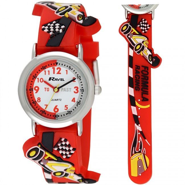 Ravel Children Girls & Boys 3D Cartoon Time Teacher Watch Available Multicolour & Design Strap R1513