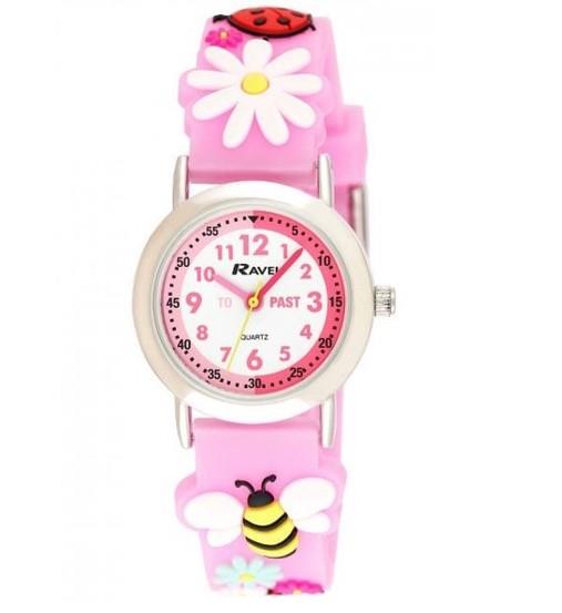 Ravel Children Girls & Boys 3D Cartoon Time Teacher Watch Available Multicolour & Design Strap R1513