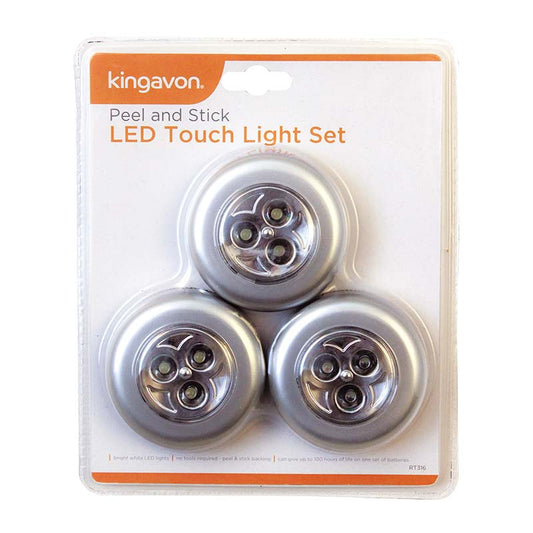 Peel & Stick LED Touchlight Pack of 3