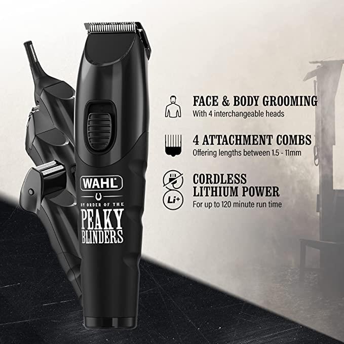 Wahl and Peaky Blinders Clipper & Beard Trimmer Gift Set- 9893-807