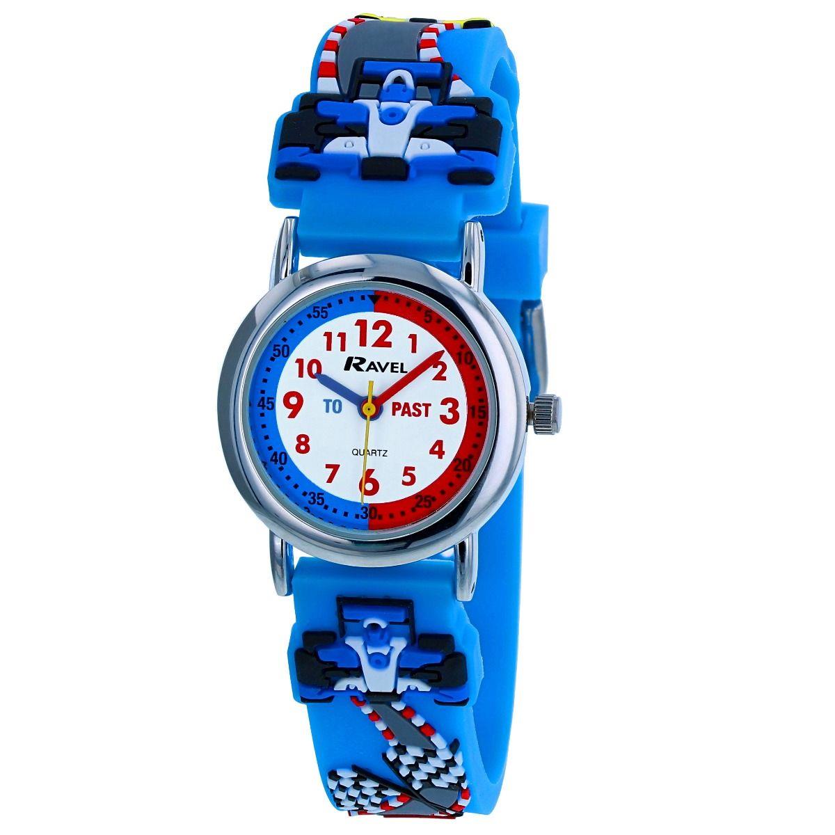 Ravel Children Girls & Boys 3D Cartoon Time Teacher Watch Available Multicolour & Design Strap R1513