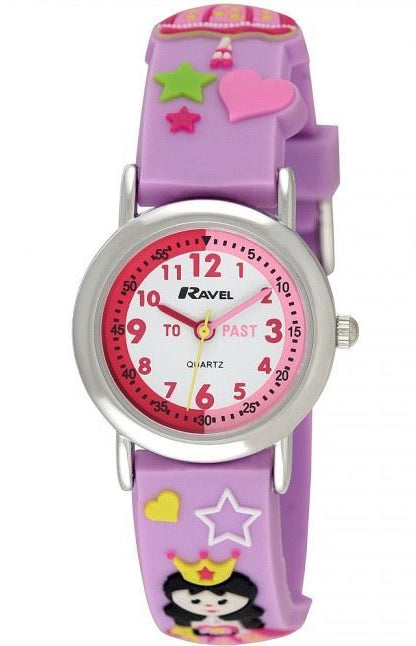 Ravel Children Girls & Boys 3D Cartoon Time Teacher Watch Available Multicolour & Design Strap R1513