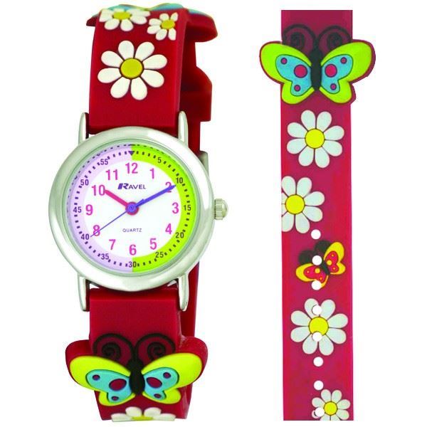 Ravel Children Girls & Boys 3D Cartoon Time Teacher Watch Available Multicolour & Design Strap R1513