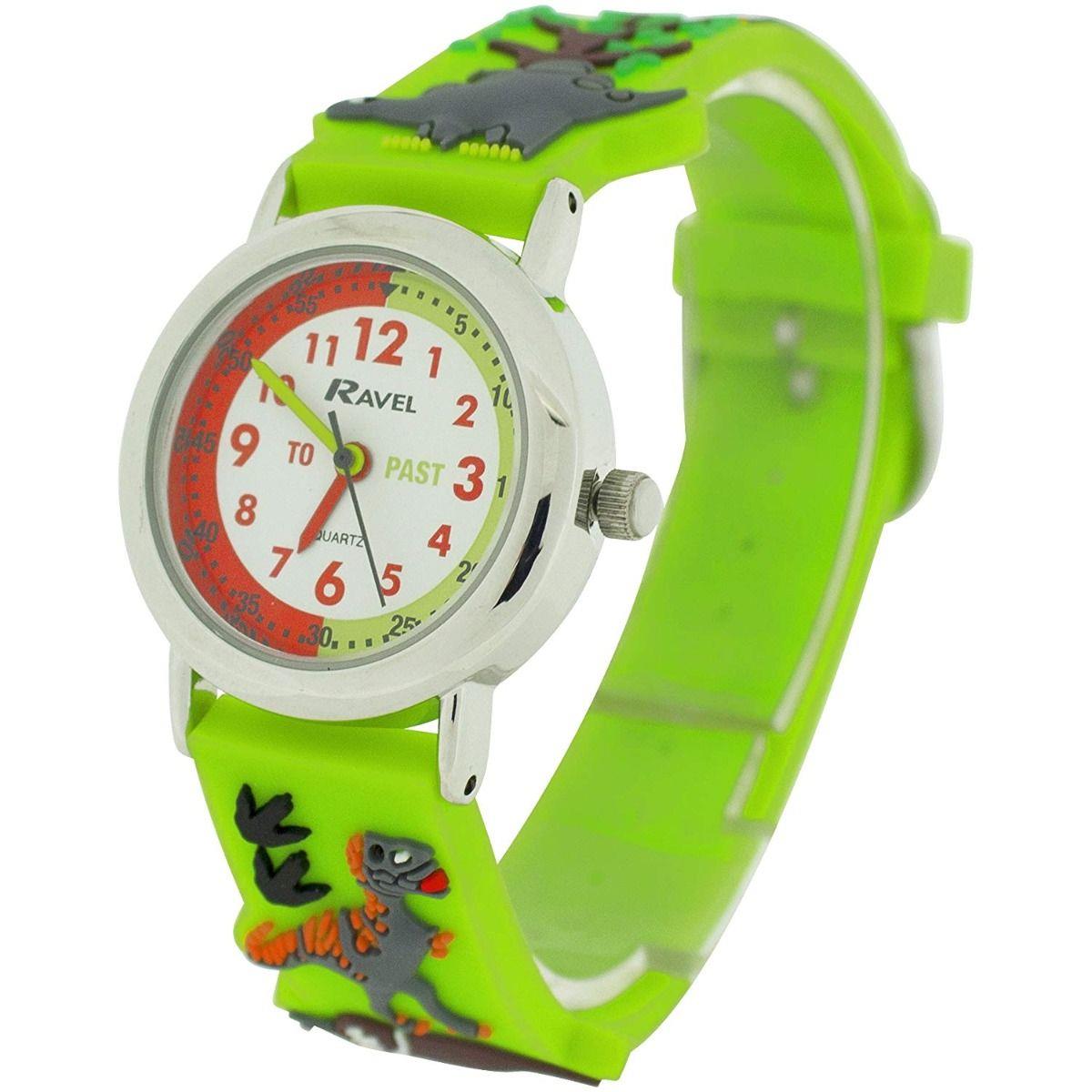 Ravel Children Girls & Boys 3D Cartoon Time Teacher Watch Available Multicolour & Design Strap R1513