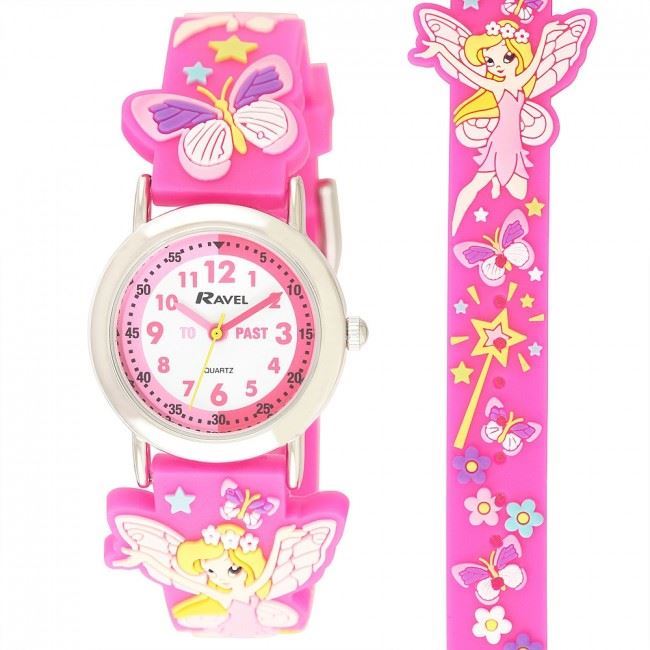 Ravel Children Girls & Boys 3D Cartoon Time Teacher Watch Available Multicolour & Design Strap R1513