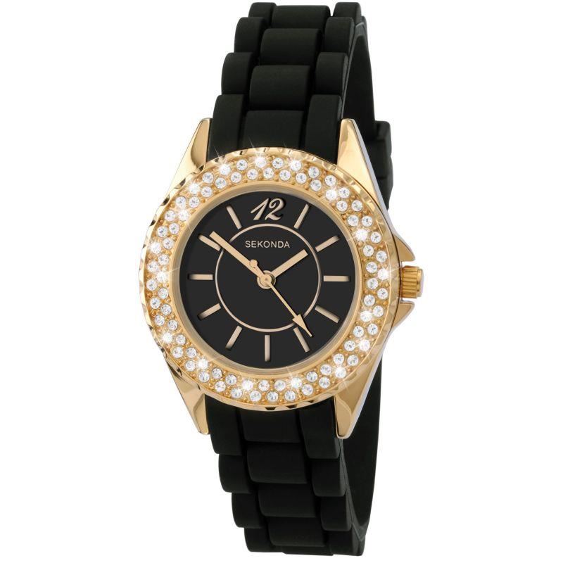 Sekonda Women's Fashion Party Time Silicon Strap Watch - 4402