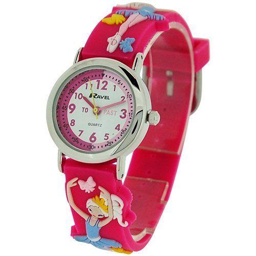 Ravel Children Girls & Boys 3D Cartoon Time Teacher Watch Available Multicolour & Design Strap R1513