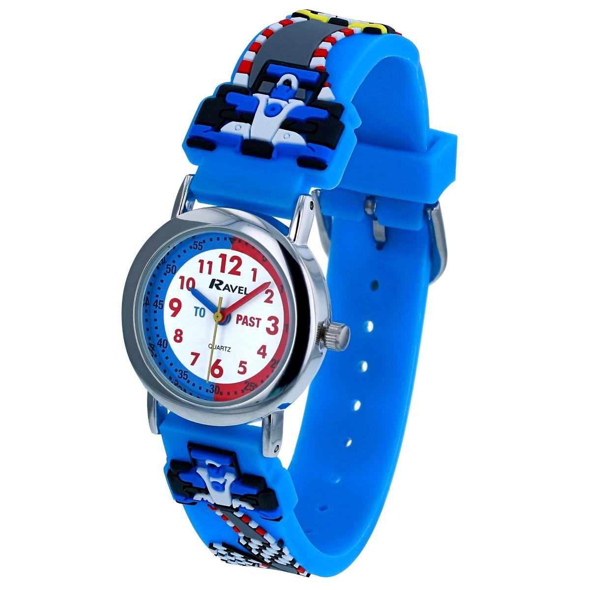 Ravel Children Girls & Boys 3D Cartoon Time Teacher Watch Available Multicolour & Design Strap R1513