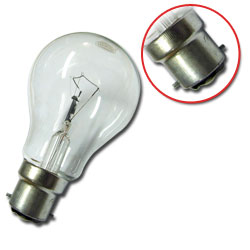 GLS BC 60w Clear Bulbs