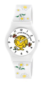 Mr Mens And Little Miss Girl's White Pu Strap Watch Lm0002