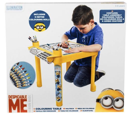 Minion Colouring Table