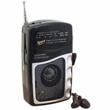 Entertainer 2 Band DC Portable Radio With Earphones