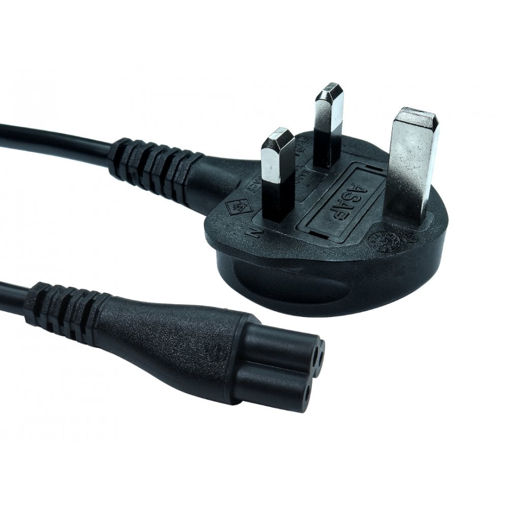 Clover Leaf 1.5m Mains Power lead 2.5A