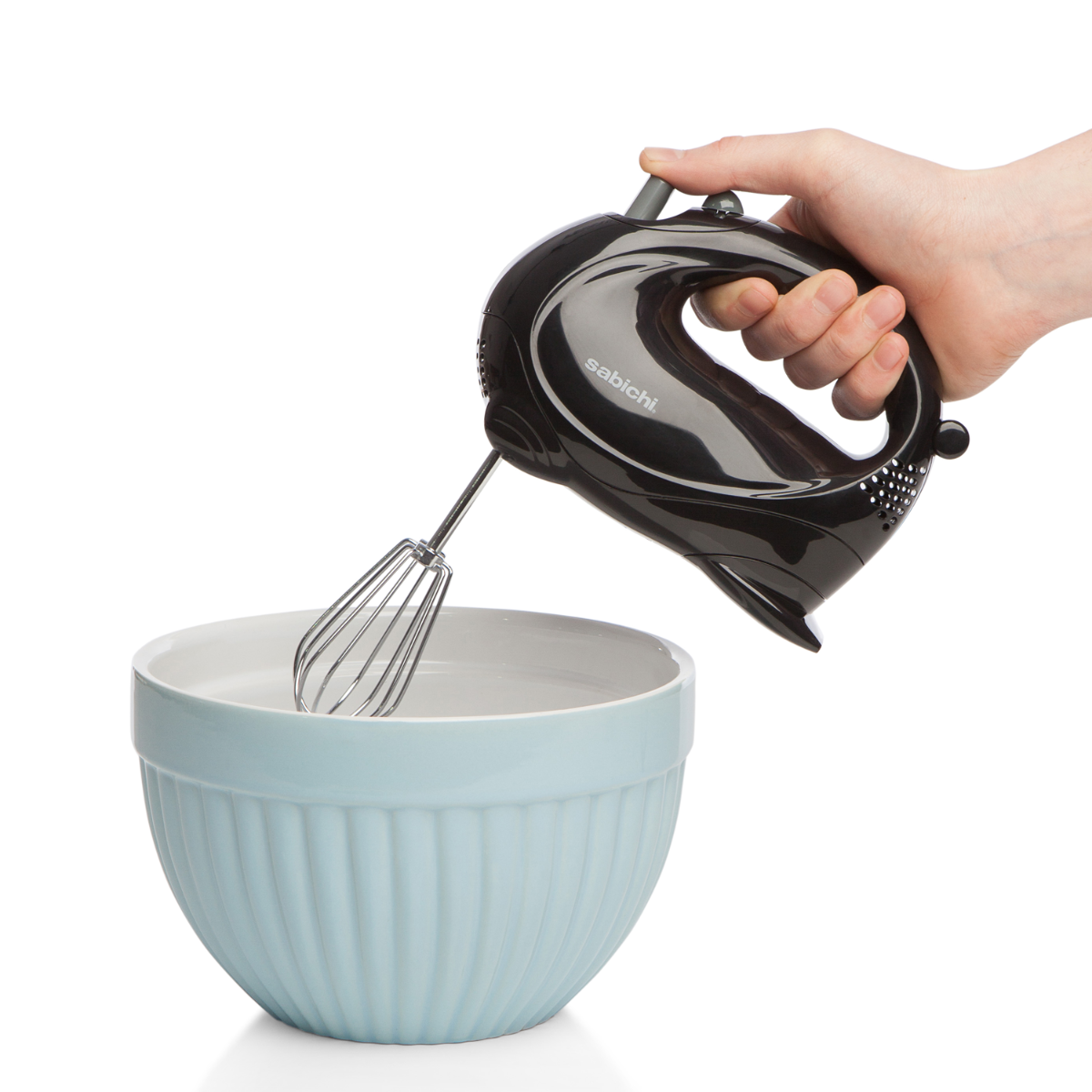 Sabichi Black Gloss 5 Speed Hand Mixer 120W