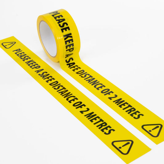 Social Distance 2 Metre Floor Marking Tape