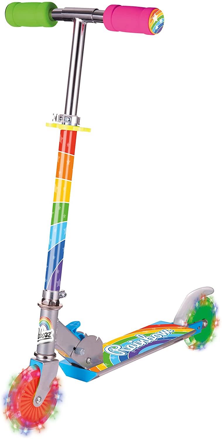 Ozbozz Rainbow Scooter with Flashing Wheels SV20891