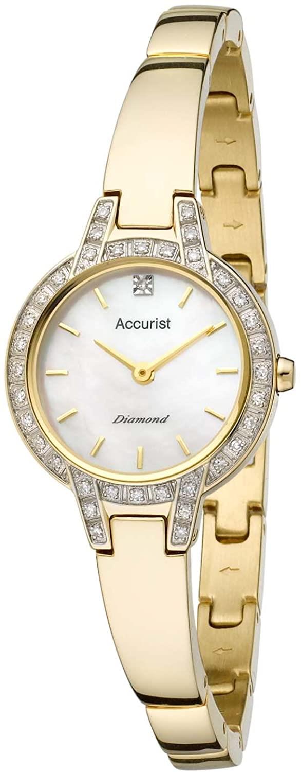 Accurist Ladies Pure Precision Diamond Watch LB1584P