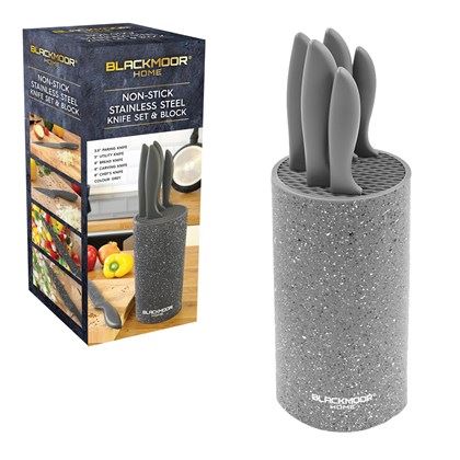 Blackmoor Orb Knife Block - Grey (Carton of 6)