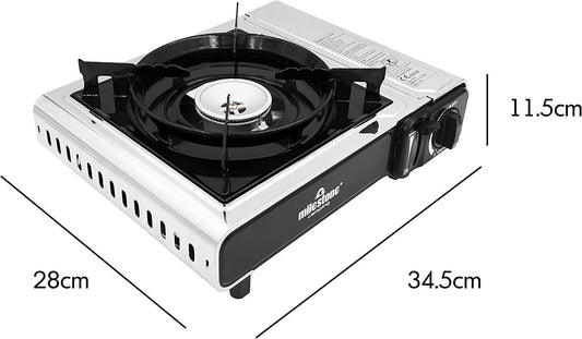 Milestone Portable Gas Stove Safety Standard Certified (Carton of 6)