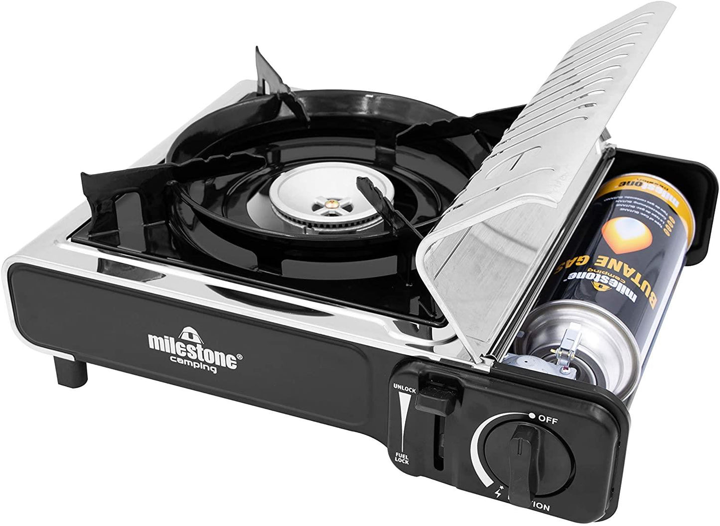 Milestone Portable Gas Stove-Full Safety Standard Certified (Carton of 6)