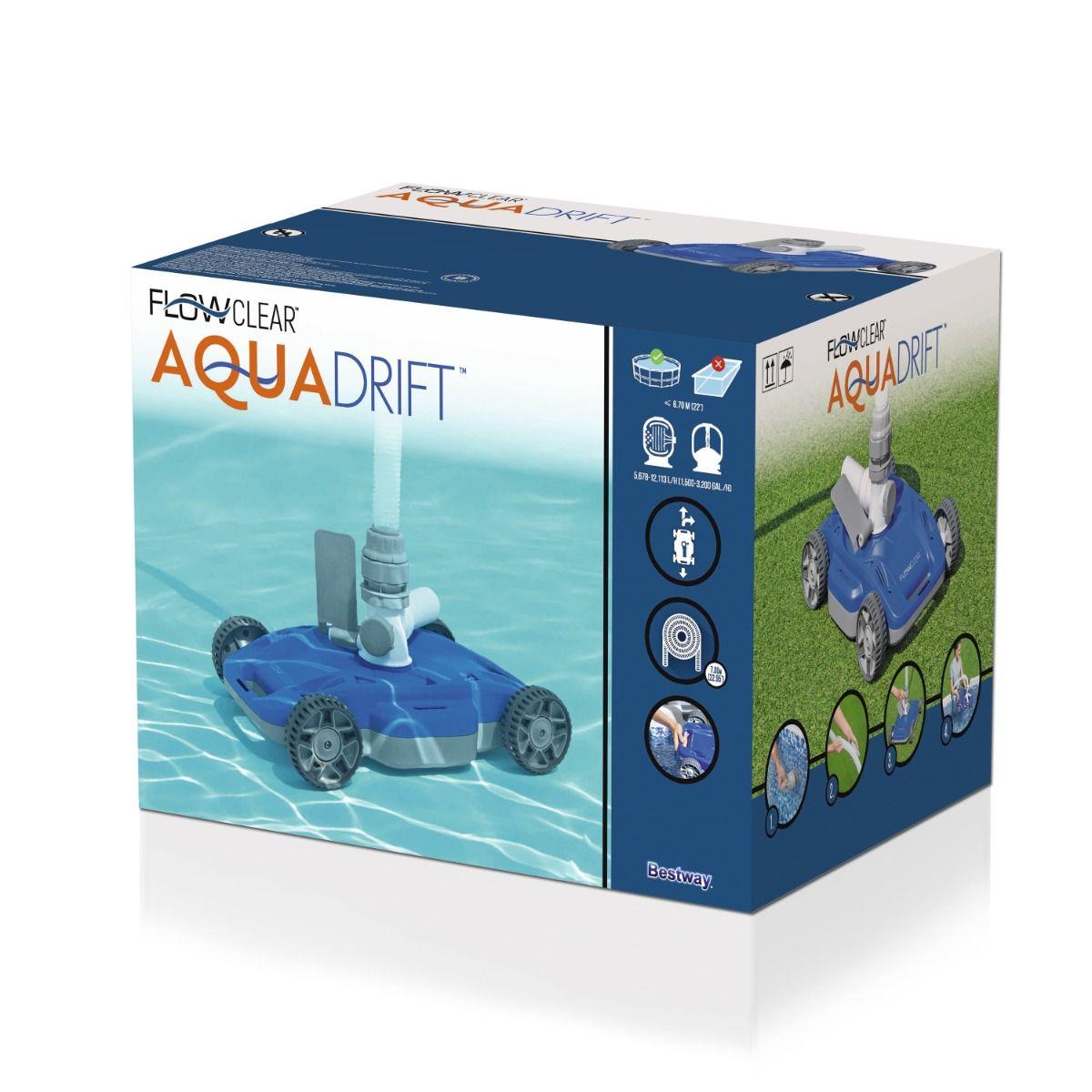 BESTWAY AQUADRIFT AUTOMATIC POOL CLEANER (Carton of 1)