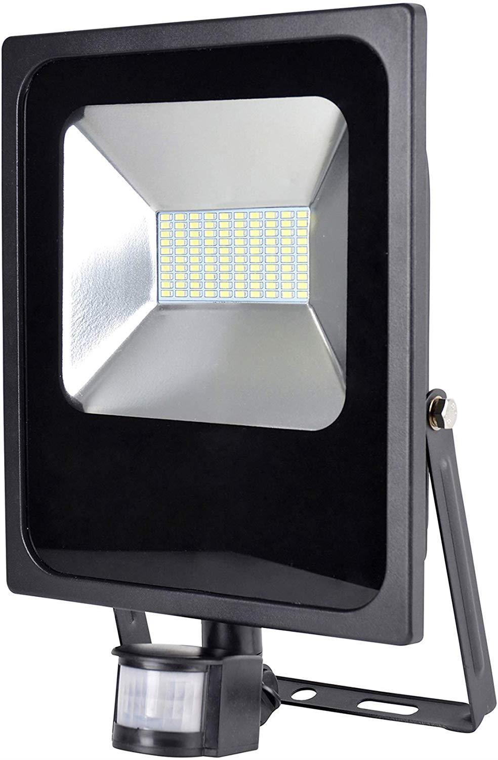 Rapid Response 50w LED Flood Light with PIR Motion Sensor – Slimline Security Light for Outdoor Use