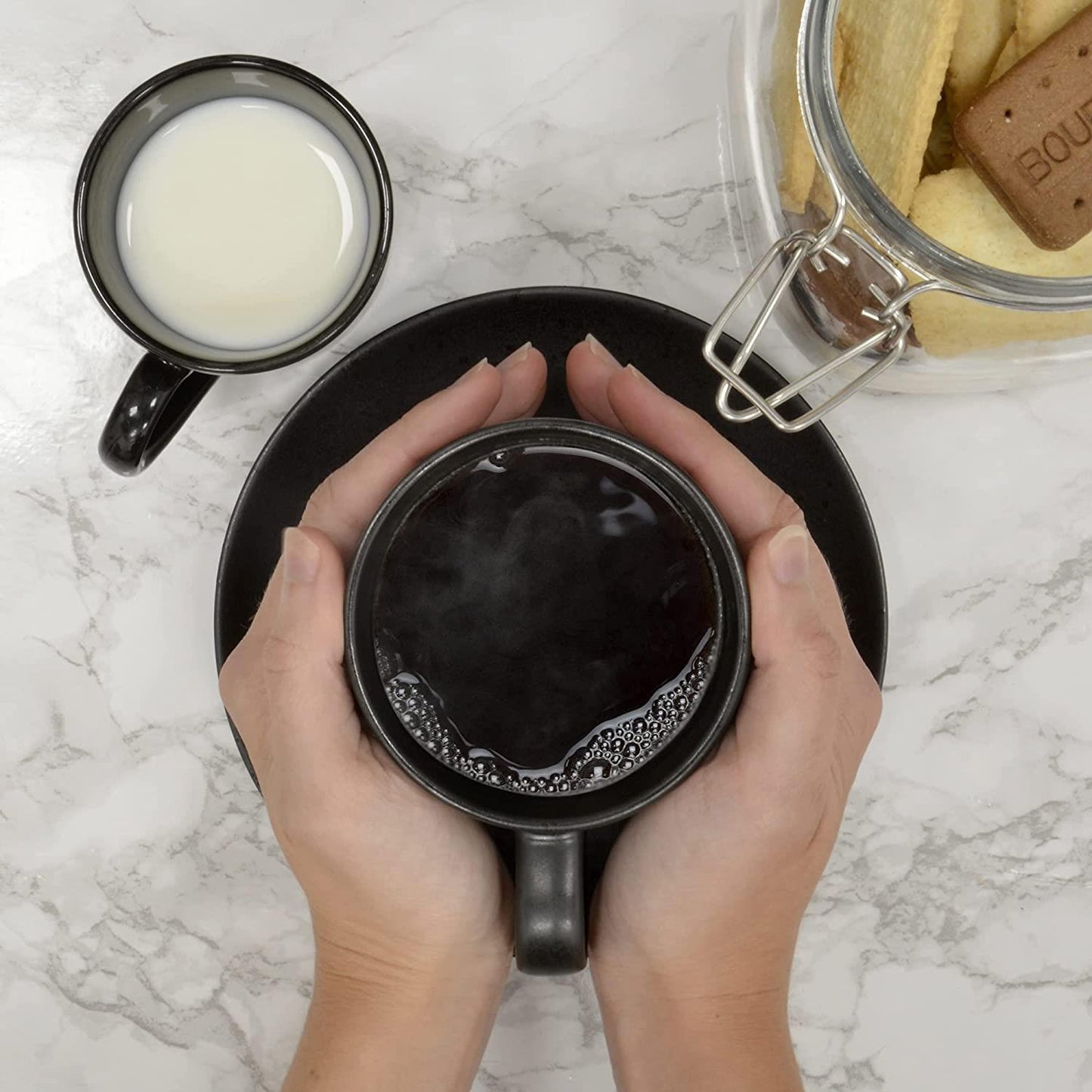 Kitchen Perfected 0.9L Corded Kettle With Two Cups