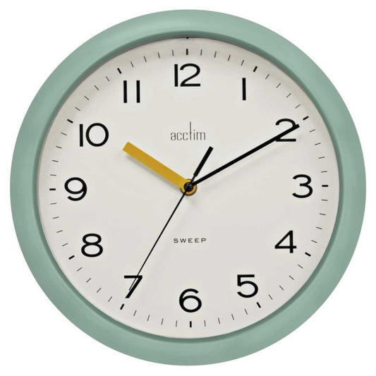 ACCTIM 'Rhea' Wall Clock 29cm in Cool Mint 22855