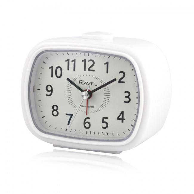 Ravel Mid sized Bedside Quartz Alarm Clock RC042 Available Multiple Colour