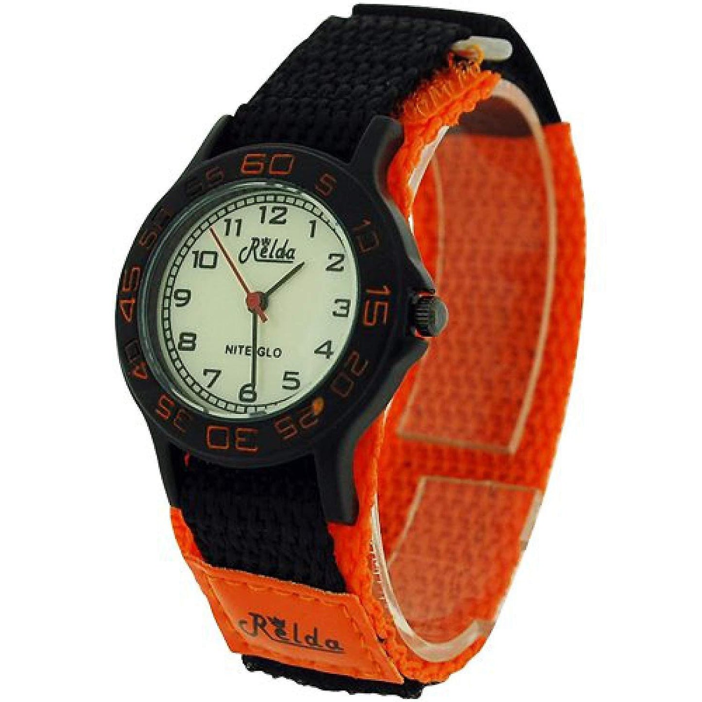 Relda boys & girls Analogue Nite-Glo Quartz Luminous Dial Velcro strap Watch REL5 Available Multiple Colour NEEDS BATTERY