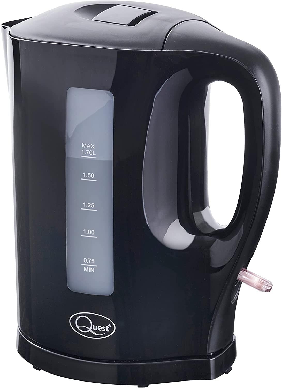 Quest 1.7L Jug Kettle - Black (Carton of 8)