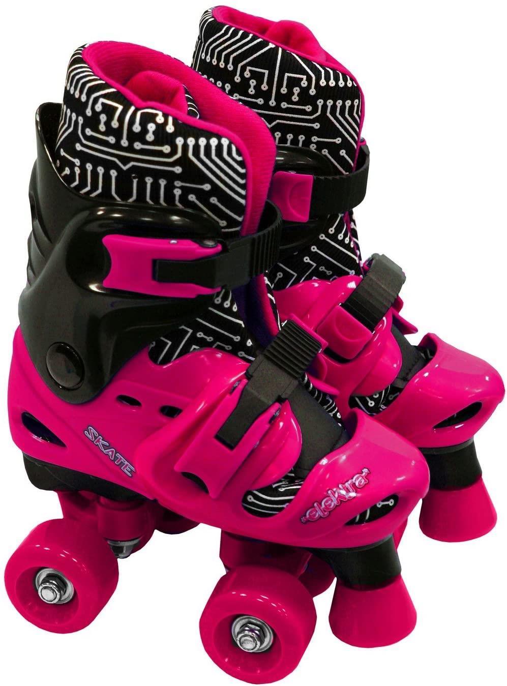 Elektra Quad Boot Medium Blk &Pink 13J-2