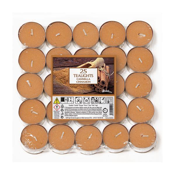 Price's Petali Cinnamon tealights Pack of 25