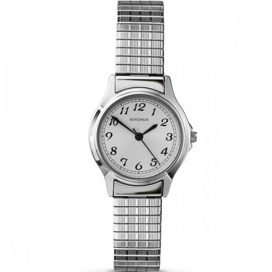 Sekonda Ladies White Dial Expandable Bracelet Watch 4133B